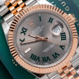 Đồng Hồ Rolex DateJust Bọc Vàng Hồng Mặt Wimbledon GM Factory 36mm (2)