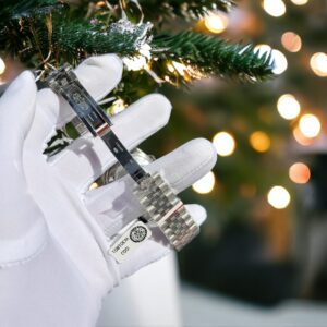 Đồng Hồ Rolex DateJust Đính Moissanite Mặt Trắng Replica 11 31mm (1)