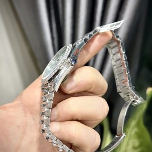 Đồng Hồ Rolex Day-Date Mặt Xanh Băng Cọc Số Arabic Nhà Máy GM 40mm