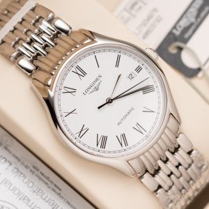 Đồng Hồ Longines Lyre Replica Cao Cấp L4.961.4.11.6 Màu Trắng (8)