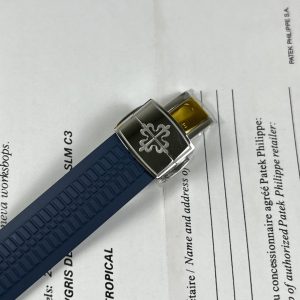 Đồng Hồ Patek Philippe 5168G Đính Moissanite Baguette Blue 42mm (9)