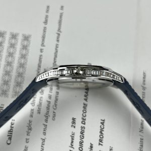 Đồng Hồ Patek Philippe 5168G Đính Moissanite Baguette Blue 42mm (9)