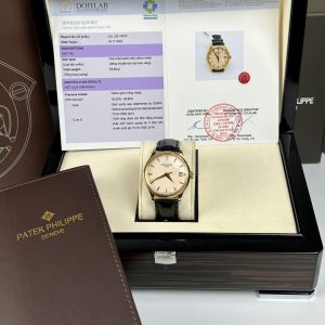 Đồng Hồ Patek Philippe Calatrava 5227J Bọc Vàng 18K Replica 11 39mm (9)