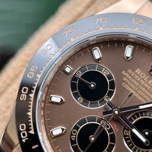 Đồng Hồ Rolex Chế Tác Bọc Vàng Hồng Daytona 116515LN Mặt Chocolate 40mm (3)
