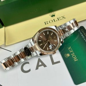 Đồng Hồ Rolex DateJust 126331 Rep 11 Dây Oyster Mặt Nâu Clean 41mm (4)