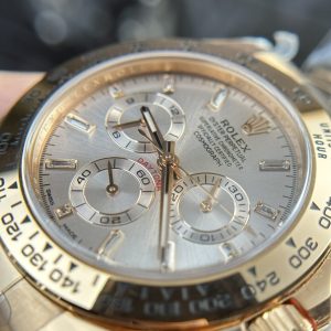 Đồng Hồ Rolex Daytona 116505 Vàng Hồng Cọc Số Đính Đá Nhà Máy Clean 40mm (10)