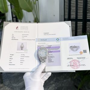 Đồng Hồ Rolex Full Kim Cương Moissanite DateJust Replica (8)