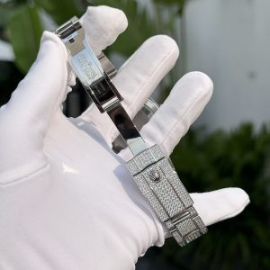 Đồng Hồ Rolex Full Kim Cương Moissanite DateJust Replica (8)