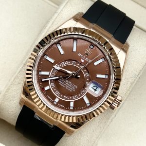 Đồng Hồ Rolex Replica 11 Sky-Dweller 336235 Mặt Chocolate 42mm