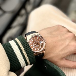 Đồng Hồ Rolex Replica 11 Sky-Dweller 336235 Mặt Chocolate 42mm