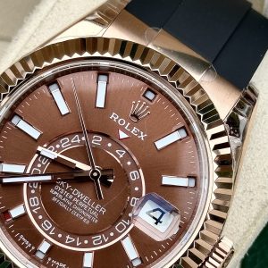 Đồng Hồ Rolex Replica 11 Sky-Dweller 336235 Mặt Chocolate 42mm