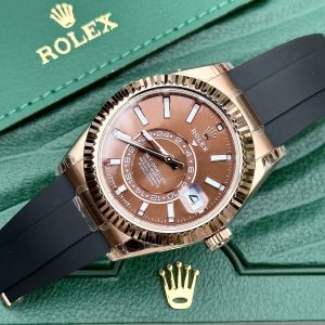 Đồng Hồ Rolex Replica 11 Sky-Dweller 336235 Mặt Chocolate 42mm