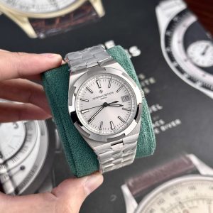 Đồng Hồ Vacheron Constantin Overseas 4500V Rep 11 Mặt Trắng PPF 41mm (4)