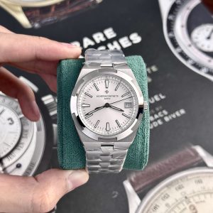 Đồng Hồ Vacheron Constantin Overseas 4500V Rep 11 Mặt Trắng PPF 41mm (4)