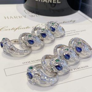 Nhẫn Bvlgari Chế Tác Vàng Trắng Kim Cương Đá Quý Tự Nhiên (7)