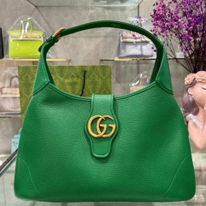 Túi Gucci Aphrodite Medium Shoulder Bag Màu Xanh Lá 39mm (1)