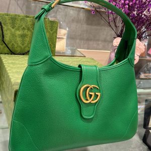 Túi Gucci Aphrodite Medium Shoulder Bag Màu Xanh Lá 39mm (1)