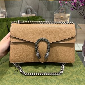 Túi Xách Gucci Dionysus Siêu Cấp Màu Nâu Da Thật 28cm (2)