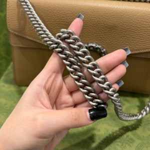 Túi Xách Gucci Dionysus Siêu Cấp Màu Nâu Da Thật 28cm (2)