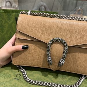 Túi Xách Gucci Dionysus Siêu Cấp Màu Nâu Da Thật 28cm (2)