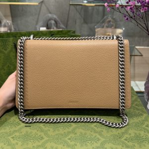 Túi Xách Gucci Dionysus Siêu Cấp Màu Nâu Da Thật 28cm (2)