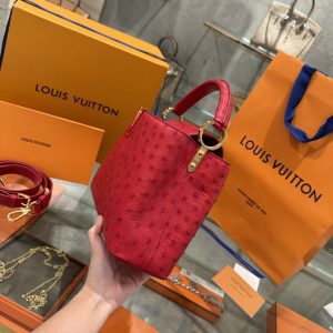 Túi Xách Louis Vuitton LV Capucines Da Đà Điểu Nhập Khẩu VVIP 27cm (6)
