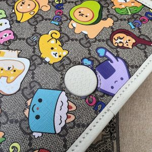 Túi Gucci Interlocking G Animal Printed Mini Carnation Shoulder Bag (9)