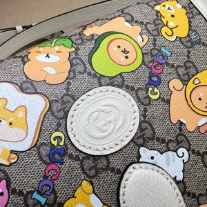 Túi Gucci Interlocking G Animal Printed Mini Carnation Shoulder Bag (9)