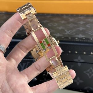 Đồng Hồ Audemars Piguet Replica 11 Royal Oak 15400OR Mặt Đen 41mm (9)