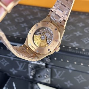 Đồng Hồ Audemars Piguet Replica 11 Royal Oak 15400OR Mặt Đen 41mm (9)