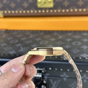 Đồng Hồ Audemars Piguet Replica 11 Royal Oak 15400OR Mặt Đen 41mm (9)