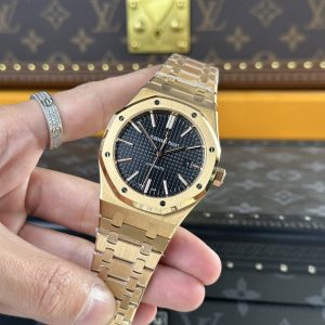 Đồng Hồ Audemars Piguet Replica 11 Royal Oak 15400OR Mặt Đen 41mm (9)