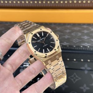 Đồng Hồ Audemars Piguet Replica 11 Royal Oak 15400OR Mặt Đen 41mm (9)