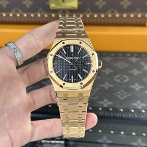 Đồng Hồ Audemars Piguet Replica 11 Royal Oak 15400OR Mặt Đen 41mm (9)