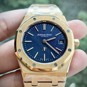 Đồng Hồ Audemars Piguet Royal Oak 15202OR Jumbo Mặt Xanh Blue ZF 39mm (1)