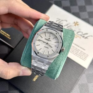 Đồng Hồ Audemars Piguet Royal Oak 15450ST Rep 11 Mặt Trắng APS 37mm (1)