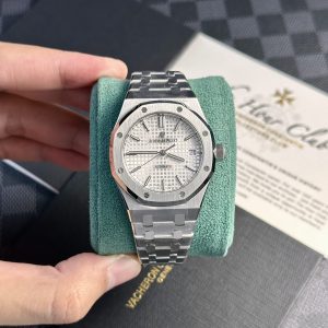 Đồng Hồ Audemars Piguet Royal Oak 15450ST Rep 11 Mặt Trắng APS 37mm (1)
