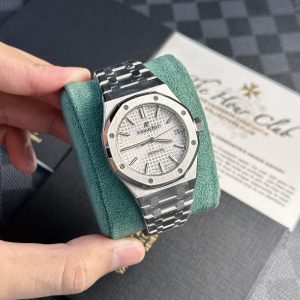 Đồng Hồ Audemars Piguet Royal Oak 15450ST Rep 11 Mặt Trắng APS 37mm (1)