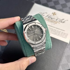Đồng Hồ Audemars Piguet Royal Oak 15450ST Replica 11 Mặt Xám APS 37mm (1)
