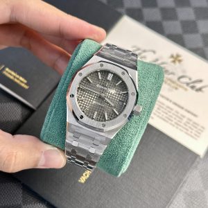 Đồng Hồ Audemars Piguet Royal Oak 15450ST Replica 11 Mặt Xám APS 37mm (1)