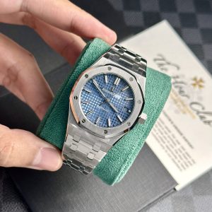 Đồng Hồ Audemars Piguet Royal Oak 15450ST Replica Mặt Xanh APS 37mm (1)