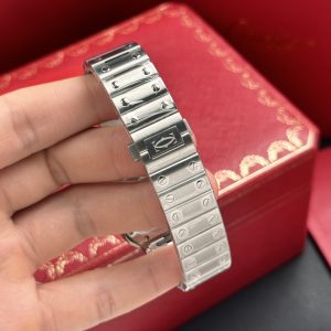 Đồng Hồ Cartier Nữ Chế Tác Santos WSSA0063 Mặt Xanh Blue