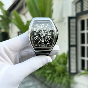 Đồng Hồ Franck Muller V45 Replica 11 Màu Đen Nhà Máy ABF 45mm (1)