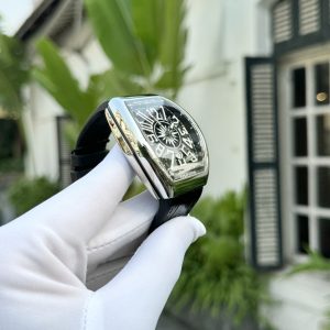 Đồng Hồ Franck Muller V45 Replica 11 Màu Đen Nhà Máy ABF 45mm (1)