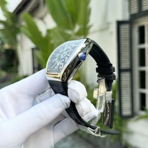 Đồng Hồ Franck Muller V45 Replica 11 Màu Đen Nhà Máy ABF 45mm (1)