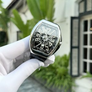 Đồng Hồ Franck Muller V45 Replica 11 Màu Đen Nhà Máy ABF 45mm (1)