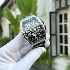 Đồng Hồ Franck Muller V45 Replica 11 Màu Đen Nhà Máy ABF 45mm (1)