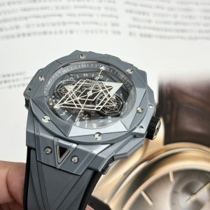 Đồng Hồ Hublot Big Bang Sang Bleu II Gốm Xám Nhà Máy BBF 45mm (6)