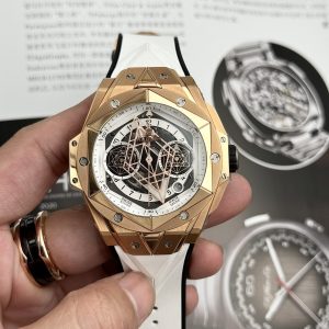 Đồng Hồ Hublot Big Bang Sang Bleu II Màu Trắng Nhà Máy BBF 45mm (5)