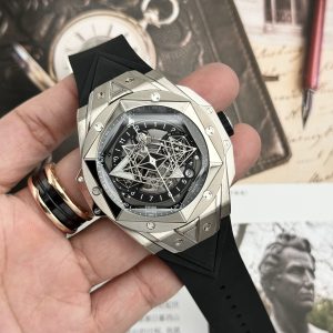 Đồng Hồ Hublot Big Bang Sang Bleu II Titanium Nhà Máy BBF 45mm (1)